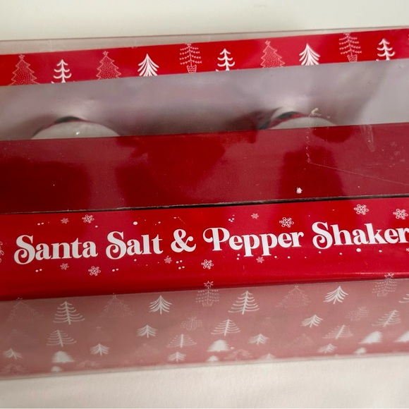 Tinsel and Elves Santa Salt and Pepper Shaker Set - Like New, Never Used - Picture 8 of 11